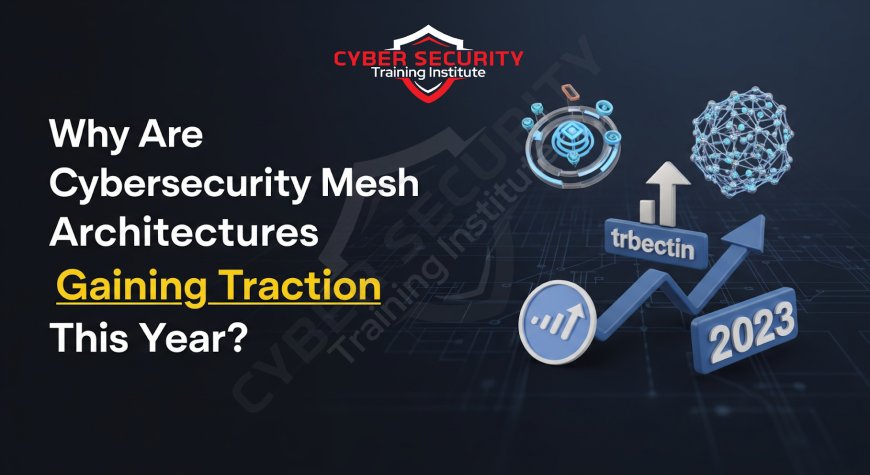 Why Are Cybersecurity Mesh Architectures Gaining Traction This Year?