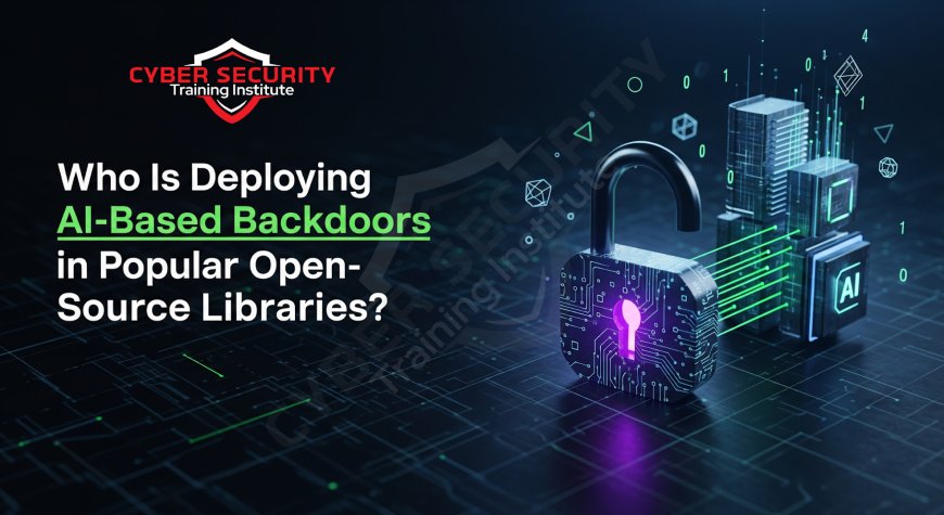 Who Is Deploying AI-Based Backdoors in Popular Open-Source Libraries?