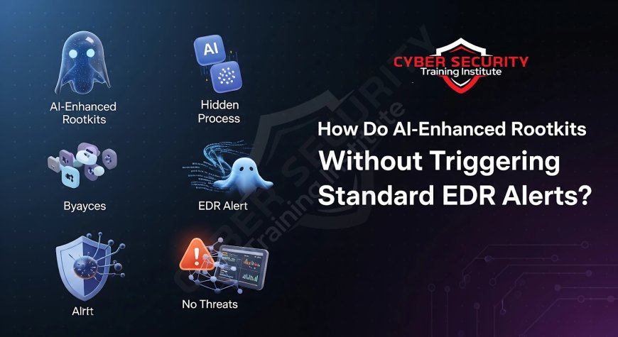 How Do AI-Enhanced Rootkits Operate Without Triggering Standard EDR Alerts?