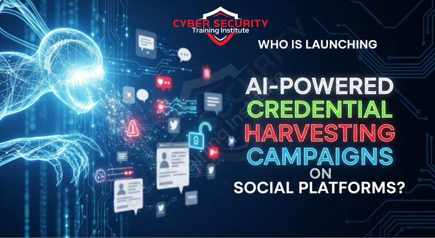 Who Is Launching AI-Powered Credential Harvesting Campaigns on Social Platforms?