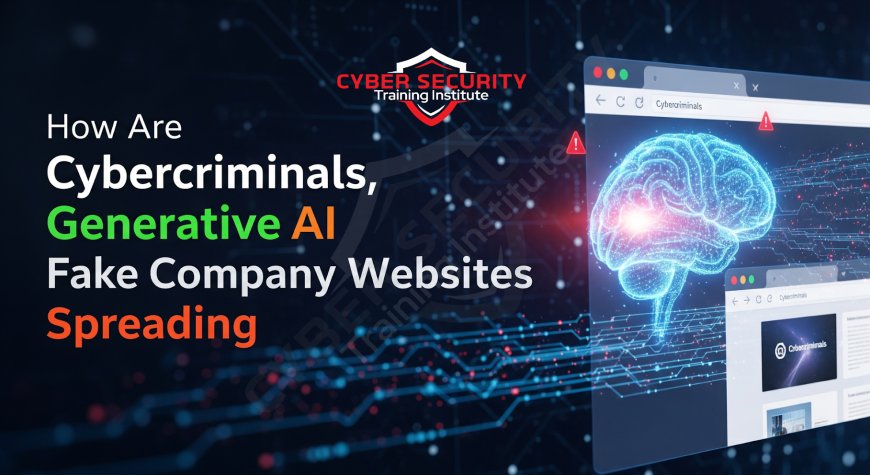 How Are Cybercriminals Using Generative AI to Build Fake Company Websites?