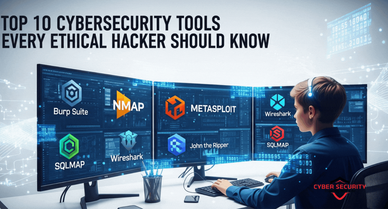Top 10 Cybersecurity Tools Every Ethical Hacker Should Know in 2025