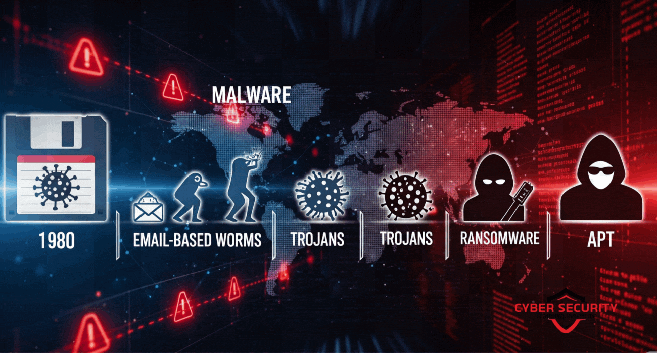 The Evolution of Malware | From Simple Viruses to Advanced Persistent Threats (APTs)