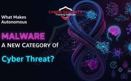What Makes Autonomous Malware a New Category of Cyber Threat?