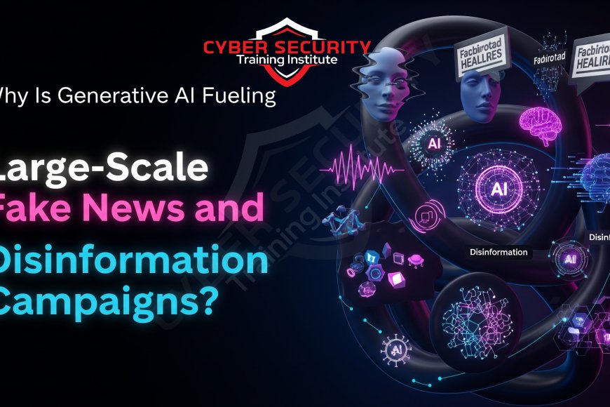 Why Is Generative AI Fueling Large-Scale Fake News and Disinformation ...