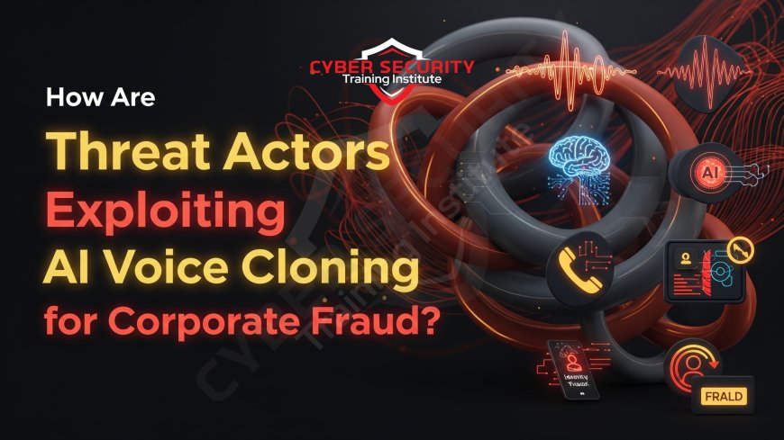 How Are Threat Actors Exploiting AI Voice Cloning for Corporate Fraud?