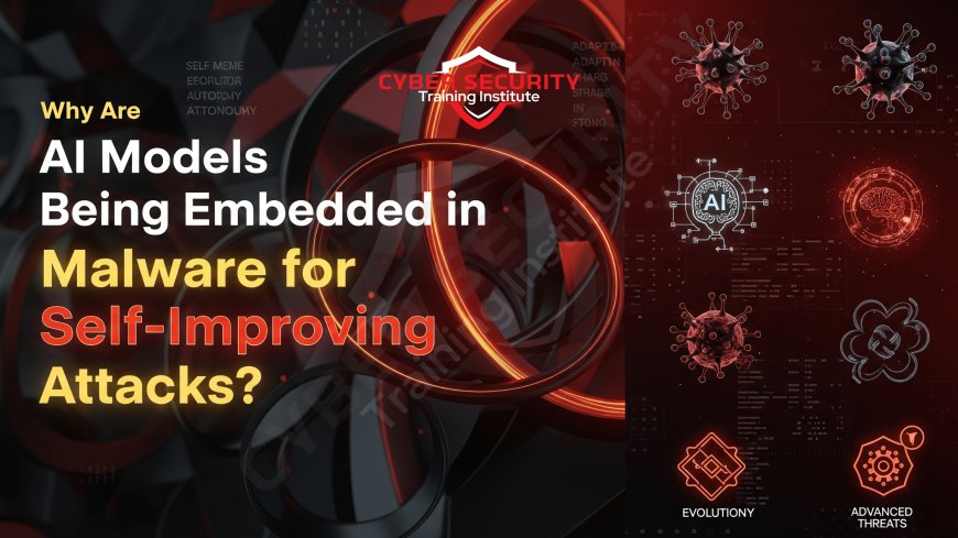 Why Are AI Models Being Embedded in Malware for Self-Improving Attacks?