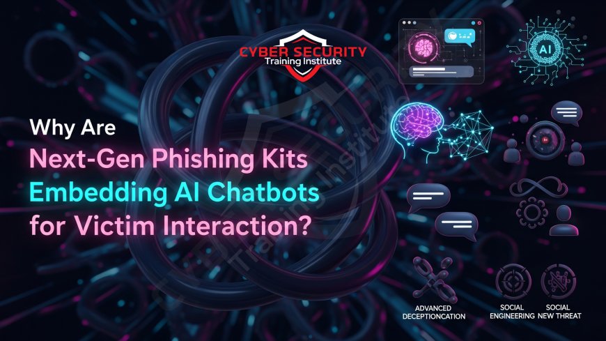 Why Are Next-Gen Phishing Kits Embedding AI Chatbots for Victim Interaction?