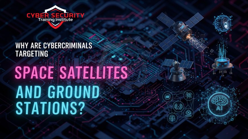 Why Are Cybercriminals Targeting Space Satellites and Ground Stations?