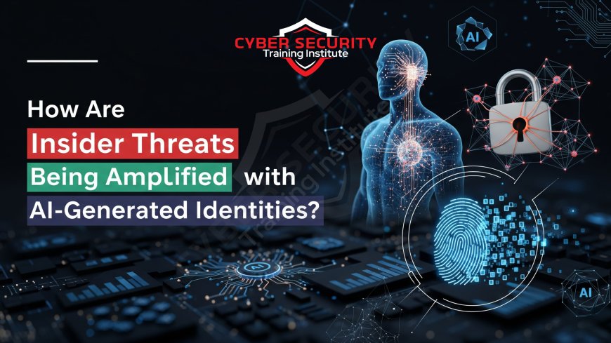 How Are Insider Threats Being Amplified with AI-Generated Identities?