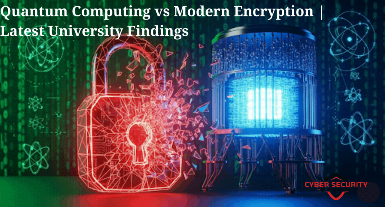 Quantum Computing vs Modern Encryption | Latest University Findings