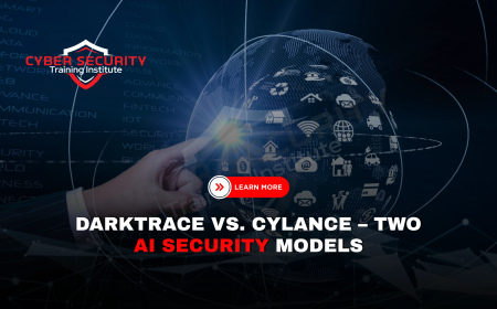 How Do Darktrace and Cylance Differ in Their Approach to AI Security?